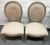 Enhance your space with this beautifully upholstered pair of contemporary French-style side chairs from Ethan Allen....