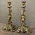 Pair 19th Century French Napoleon III Period Bronze D'Or Rococo Candlesticks are a stunning work of the sculptor's art...