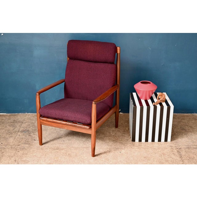 Scandinavian Danish Lounge Chair from Grete Jalk, 1960s For Sale - Image 4 of 18