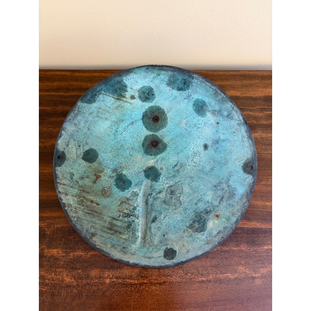 Metal Vintage English Country Iron Garden Sundial "Grow Old Along With Me" For Sale - Image 7 of 7