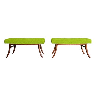 Mid Century Modern Ottomans in Manner of Robsjohn-Gibbings For Sale