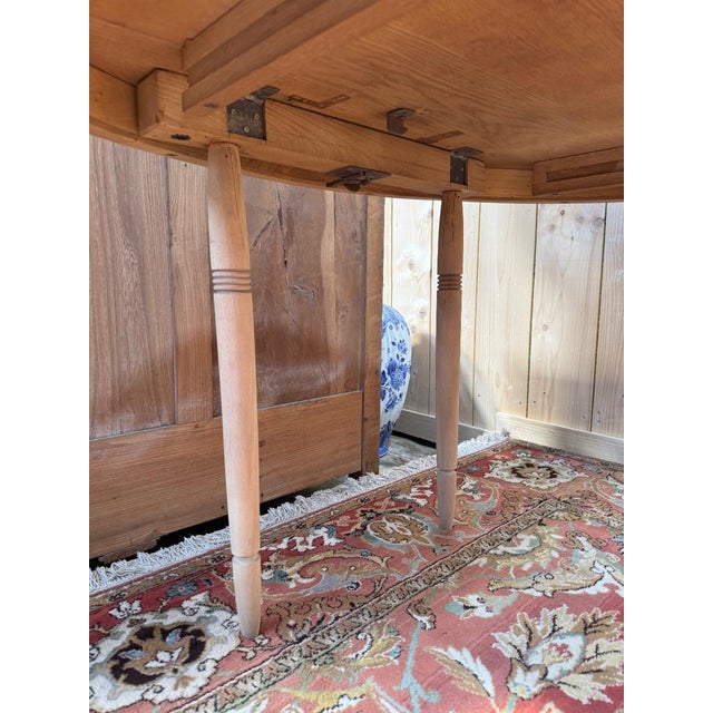 Napoleon Iii Oak Table For Sale - Image 6 of 7