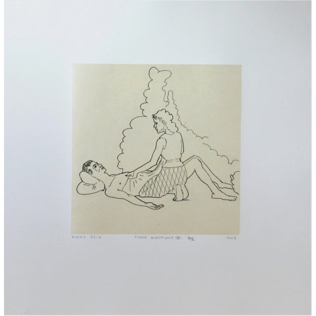 Printmaking Materials Mary Esch, Three Questions #X, 2003 For Sale - Image 7 of 7