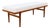 Restored 1960s Mid Century Modern Ashwood & Velvet Upholstered Bench For Sale