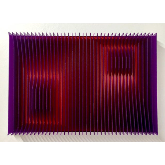 2010s Jose Margulis, French Squares - Kinetic Wall Sculpture By J. Margulis, 2016 For Sale - Image 5 of 5