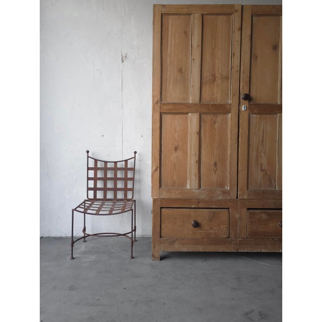 Contemporary Large Scale 19th Century Antique English Pine Cabinet For Sale - Image 3 of 14