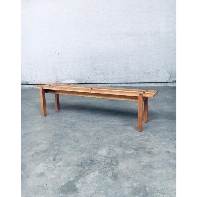 Modern Butterfly Jointed Side Bench, 1990s For Sale - Image 15 of 18