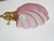 Violet Art Glass Clam Shell Floor Lamp With Brass Base, 1960s France For Sale - Image 4 of 9