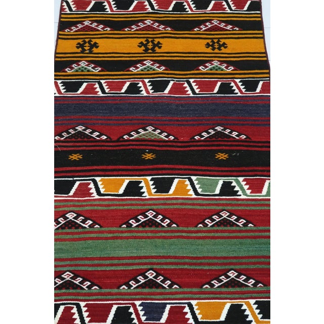 Late 20th Century Vintage Turkish Runner-2’4’x11’2" For Sale - Image 5 of 13