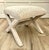 Vintage X-Frame Stool in Cream & Tan Animal Print Upholstery For Sale - Image 10 of 10