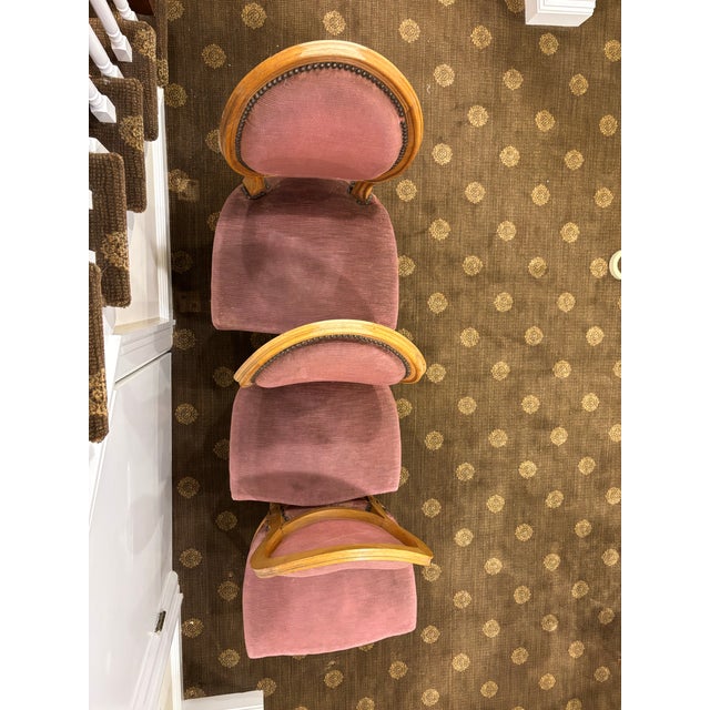 Wood Mid 20th Century Vintage Louis XVI Dining Chairs, Set of 6 For Sale - Image 7 of 12