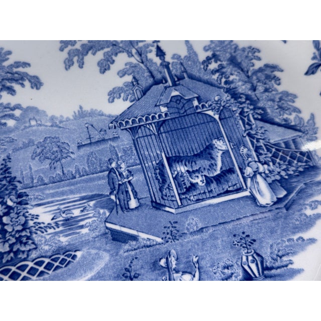 Spode Blue Room Collection Zoological Series Plates, Made in England - Set of 4 For Sale - Image 9 of 12