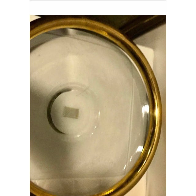 Glass Vintage Lavorazione Artigiana a Mano Italian Large Glass Bowl For Sale - Image 7 of 13