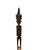 Vintage Tribal Carved Wood Figural Drink Stands / Pedestals – Pair A striking pair of hand-carved tribal figural stands...