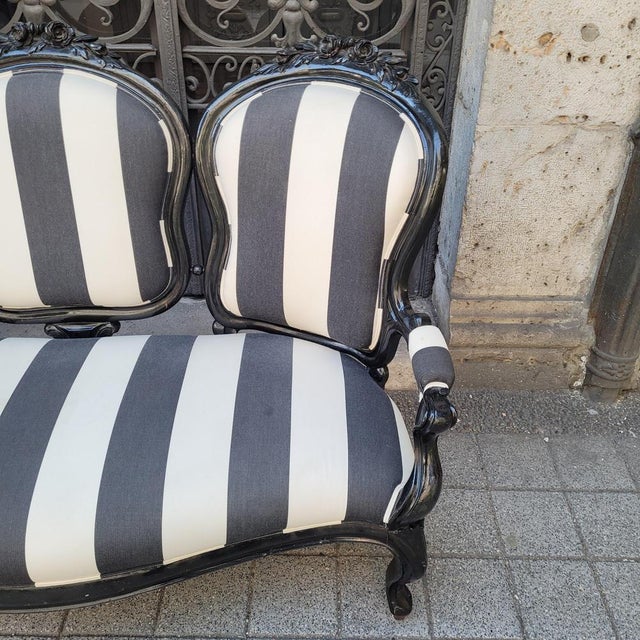 Antique Napoleon III Sofa, 1890s For Sale - Image 12 of 18