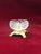 Set of 3, French Crystal Garniture Set | Gilt Bronze Ormolu Mounts, Rococo Centerpieces For Sale - Image 4 of 4
