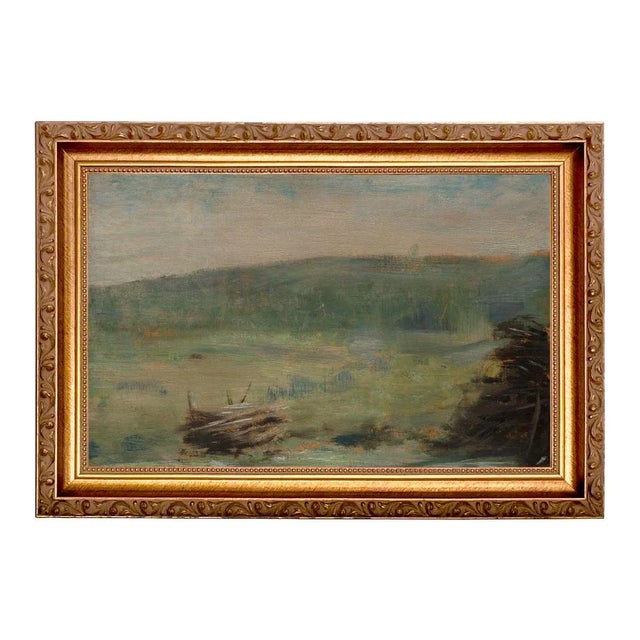 Not Yet Made - Made To Order "Landscape at Saint-Ouen" Contemporary Reproduction Print on Canvas After Georges Seurat, Framed 9x13 For Sale - Image 5 of 5