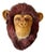 Anne Andersson, Monkey Head Natural Sisal Fiber Clay Sculpture Chimpanzee Anne Andersson Art, 2009 For Sale