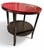 Red Authentic Bill Sofield for Baker Furniture Lacquered Round Accent Side Table For Sale - Image 8 of 10