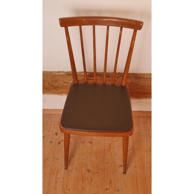 Austro Rung Chairs from Wiesner Hager, Austria, 1950s, Set of 4 For Sale - Image 18 of 18