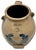 Rare Large 2 Gallon Size Antique American Blue Decorated Stoneware Batter Jug by Evan R Jones Pittston Pennsylvania 1860s For Sale - Image 12 of 18