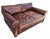 Wood Restoration Hardware Lancaster Luxe Depth Brompton Sofa in Cocoa Leather For Sale - Image 7 of 18