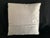 Textile Vintage Handmade Wool Needlepoint Throw Pillow Jacobean Birds Flowers Sateen Back For Sale - Image 7 of 7