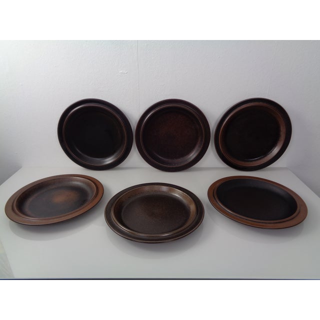 Large Russian Plates by Ulla Procope for Arabia, Set of 6, Finland, 1960s , Set of 6 For Sale - Image 17 of 17