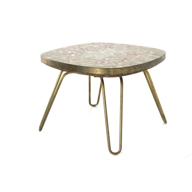 Mosaic Plant Table from Ilse Möbel For Sale - Image 4 of 14