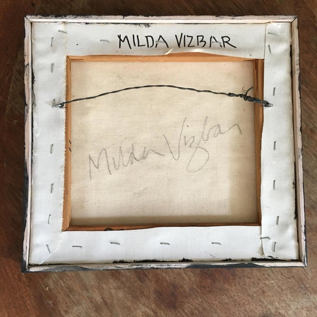 Abstract Expressionist Painting by Milda Vizbar For Sale - Image 4 of 6
