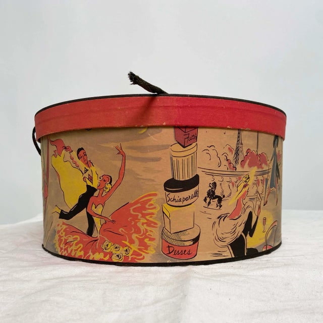 MidCentury Vintage Hat Box Chairish