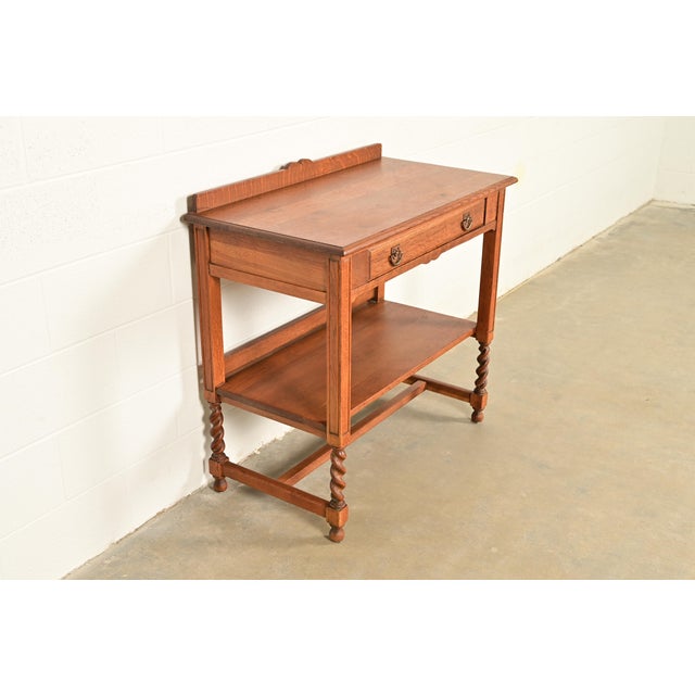 Stickley Brothers Stickley Brothers Antique Mission Oak Arts & Crafts Buffet Server, Circa 1910 For Sale - Image 4 of 13