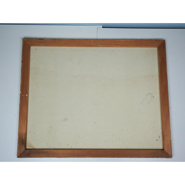 1974 Mountain Wildflower Valley Landscape Painting For Sale - Image 10 of 10