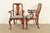 Henkel Harris Queen Anne Solid Cherry Wood Dining Chairs, Set of Ten For Sale - Image 11 of 14
