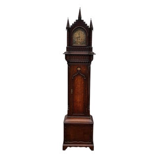 Gothic Fusee Bracket Clock on Pedestal For Sale