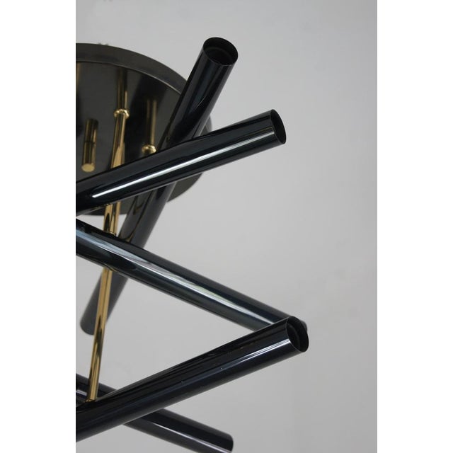 Black Large Ceiling Wall Light by Sciolari for Boulanger For Sale - Image 8 of 10