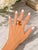 1980s Italian 18k Gold Citrine & Baguette Diamond Architectural Cocktail Ring, Size 6 For Sale - Image 14 of 15