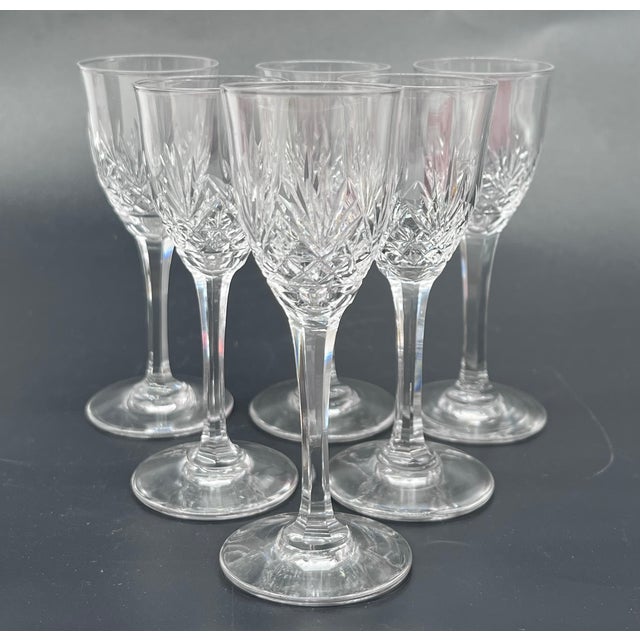 This set of six sherry glasses from the renowned Bavarian manufacturer Nachtmann is a timeless classic of German...