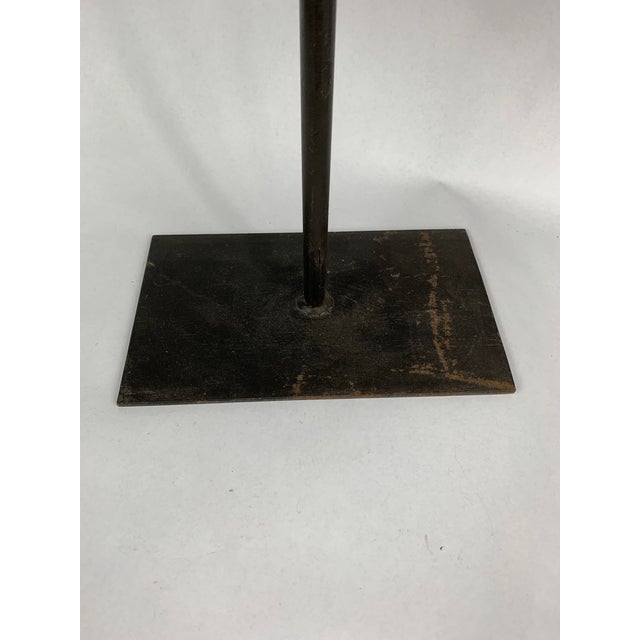 Hand Carved Wooden Yarn Winder on Custom Stand For Sale In Chicago - Image 6 of 10