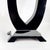 Art Deco Round Mirrored Bar Table in Black Painted Wood, 1930s For Sale - Image 10 of 18