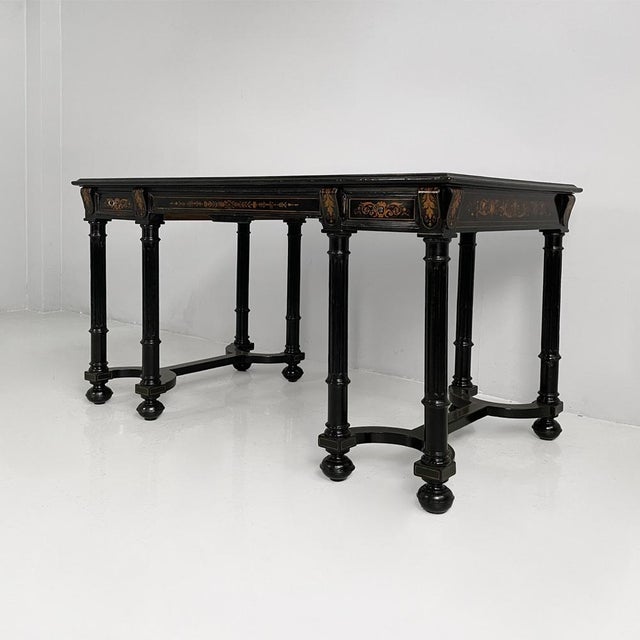 Antique Italian Wooden Desk, 1800s For Sale - Image 5 of 13