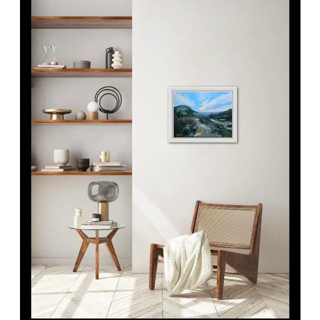 Desert Sunset Contemporary Modern Oil Painting For Sale - Image 11 of 12