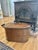 Farmhouse Antique Early 1900’s Large Copper Laundry Wash Boiler With Lid & Wood Handles For Sale - Image 3 of 12