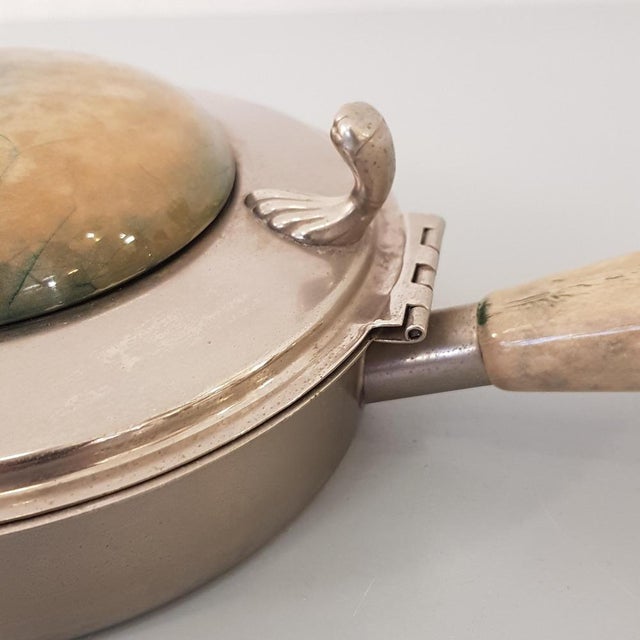 Animal Skin Silent Butler and Bottle Opener by Aldo Tura, 1960s, Set of 2 For Sale - Image 7 of 15