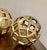Perfect addition to a modern setting, these two orbs in shiny gold finish will add luxury and style! Size 6” and 8”, with...