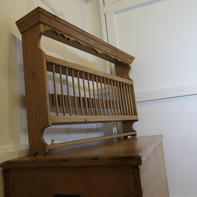 Long Pine Plate Rack, 1960 For Sale - Image 3 of 7