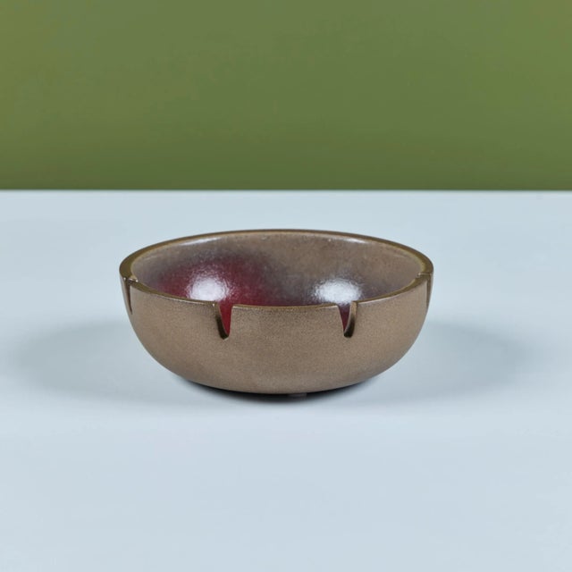 1960s Heath Ceramics Speckle Glazed Ashtray For Sale - Image 5 of 10