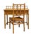 Bamboo and Rattan Desk with Chair, 1970s, Set of 2 For Sale