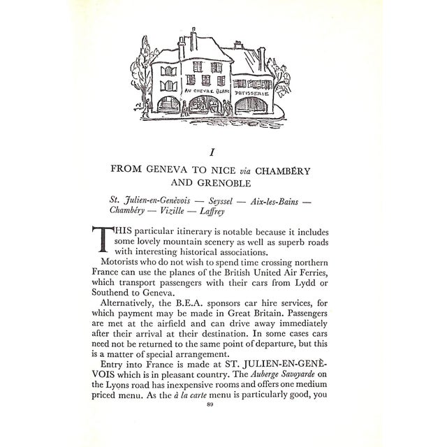 "Eric Whelpton's Gastronomic Guide to Unknown France" 1966 Whelpton, Eric For Sale - Image 4 of 10