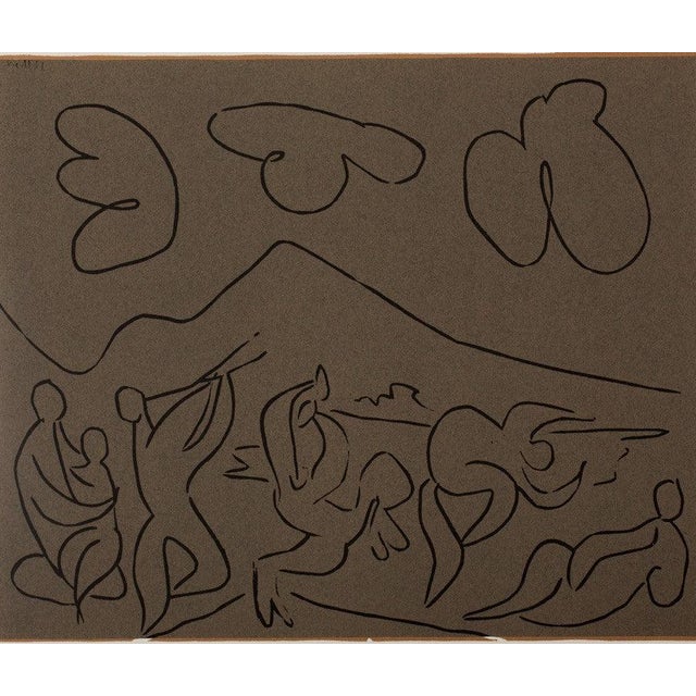 Pablo Picasso (1881-1973) (after) Bacchanal, Dance of the Fauns Color linocut On wove paper, 37 x 32 cm (approx. 15 x 13...